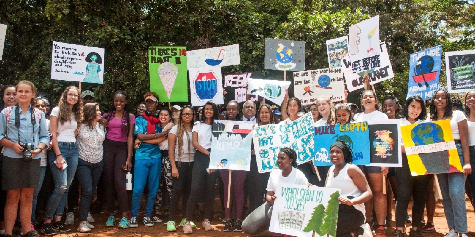 UNEP Student Protest